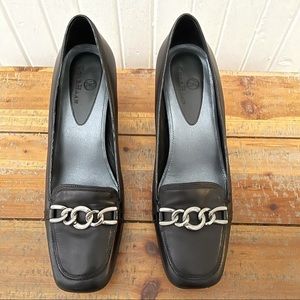 Cole Haan Chainlink Square Low Heels